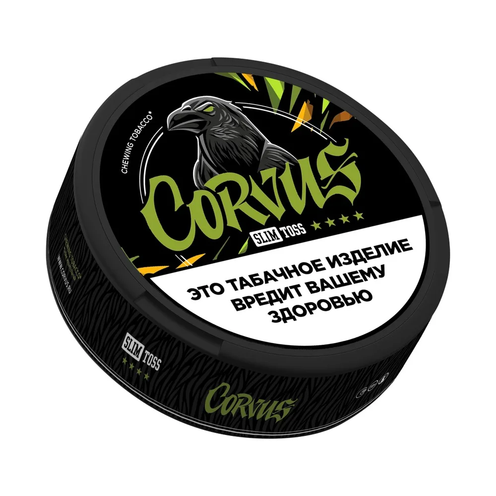 Жевательный табак CORVUS Тосс Слим (Холодная мята)