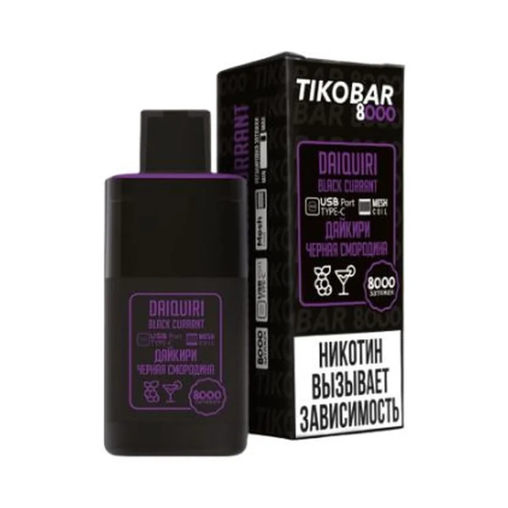 Tikobar 8к Дайкири, Черная Смородина