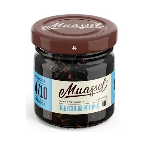 Табак для кальяна Muassel 4/10 Небесный релакс 40гр