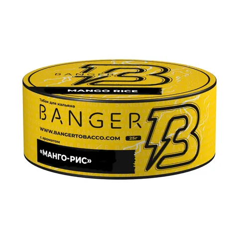 Табак для кальяна Banger Манго с рисом, 25г.