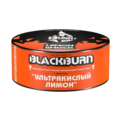 Табак для кальяна BlackBurn Лайм Шок (Кислый лайм), 25г.