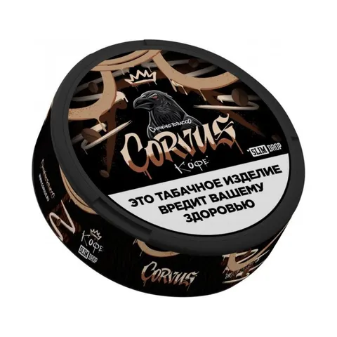 Жевательный табак CORVUS Дроп Слим (Кофе)