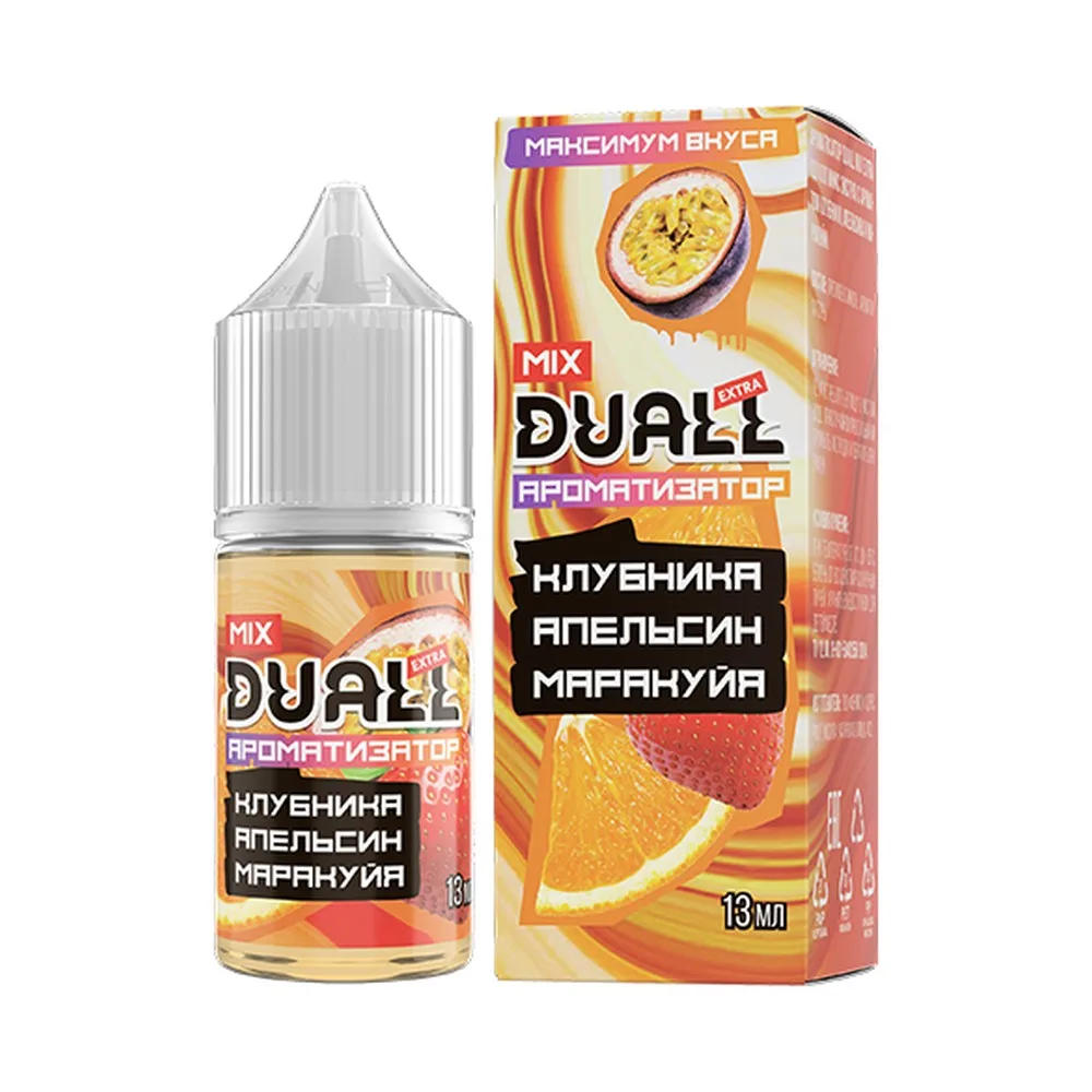 Ароматизатор Duall Mix Extra Клубника, апельсин, маракуйа