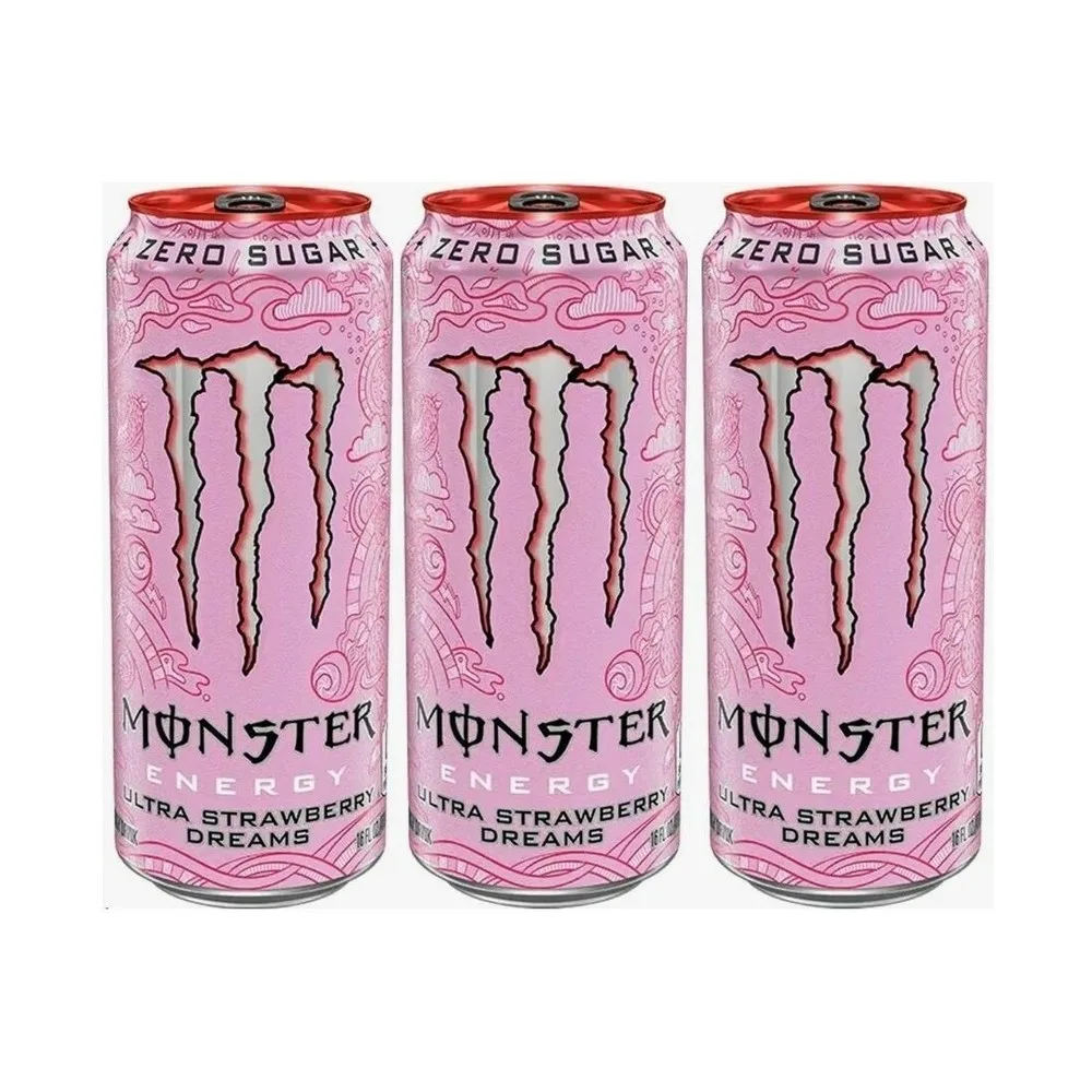 Энергетик Monster Energy Ultra Стровберри Дримс (Клубника) 0.5л