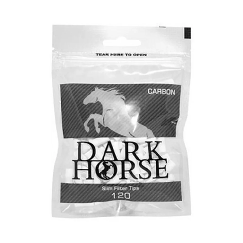Фильтры для самокруток DarkHorse Слим Карбон*120*10