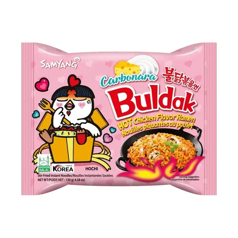 Лапша Samyang Buldak Spicy Ramen Carbonara   130гр