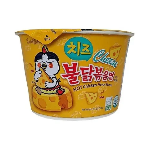 Лапша Samyang Big Bowl Cheese Hot Chicken  105гр