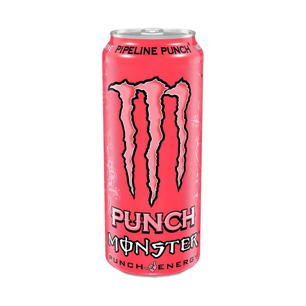 Энергетик Monster Energy Пипелини Панч (Маракуйя, гуава, апельсин) ЖБ 0.5л