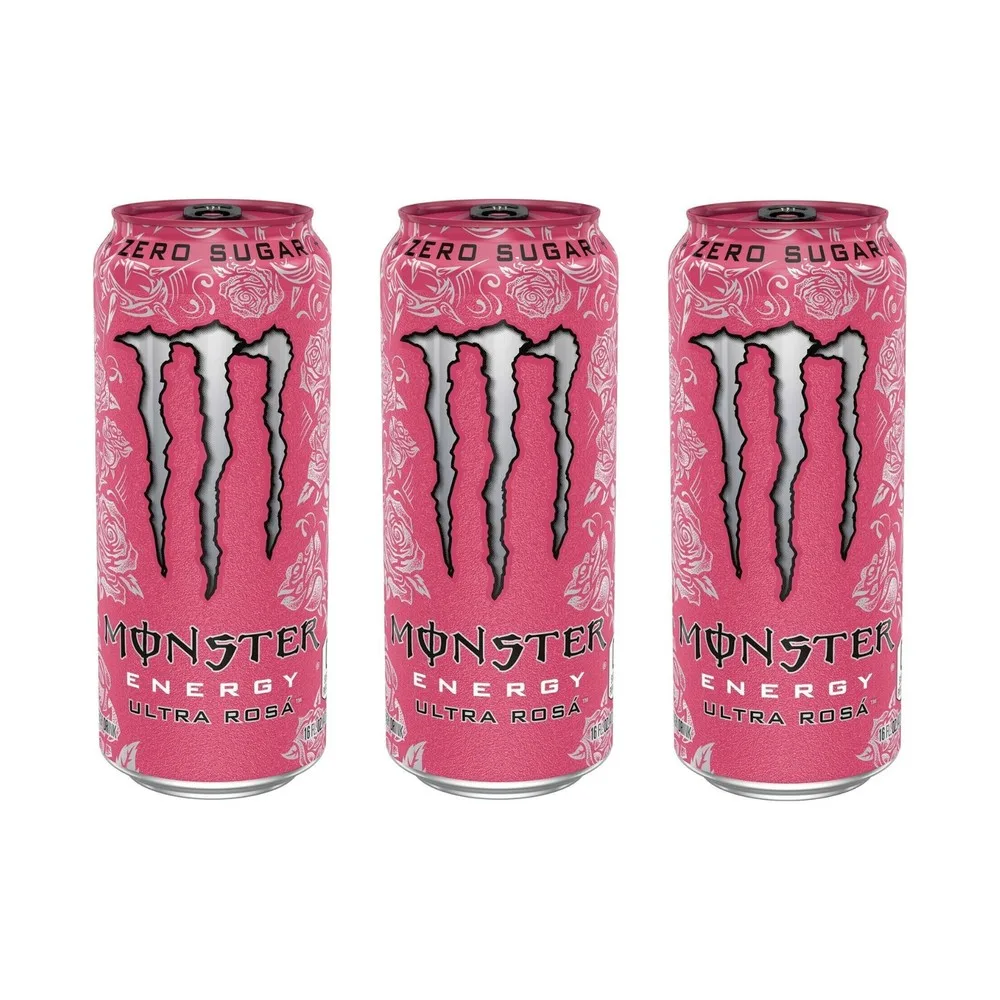 Энергетик Monster Energy Ultra Роза (Роза, грейпфрут, клубника) 0.5л