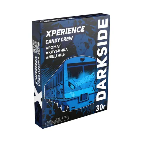 Табак для кальяна Dark Side Xperience "Кэнди Крю" (Клубника, леденцы) 25/30гр
