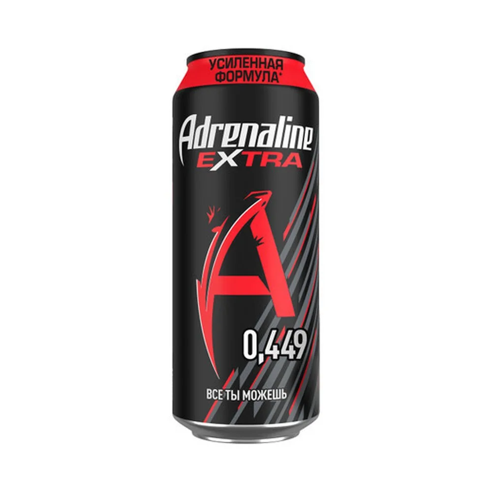 Энергетик Adrenaline Экстра 0.44л