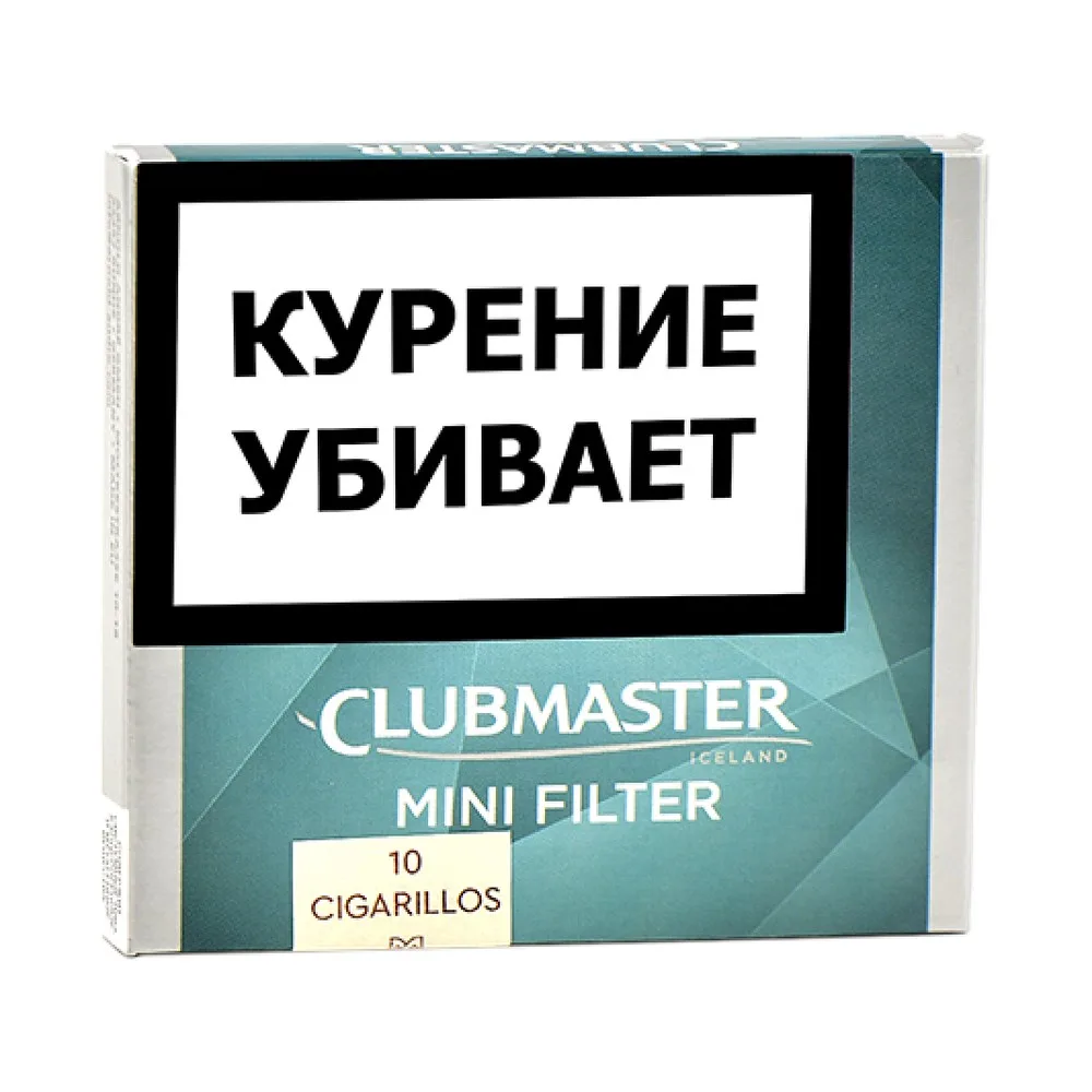 Сигариллы с фильтром Clubmaster Мини Фильтр Айслэнд*10*10*20 МТ