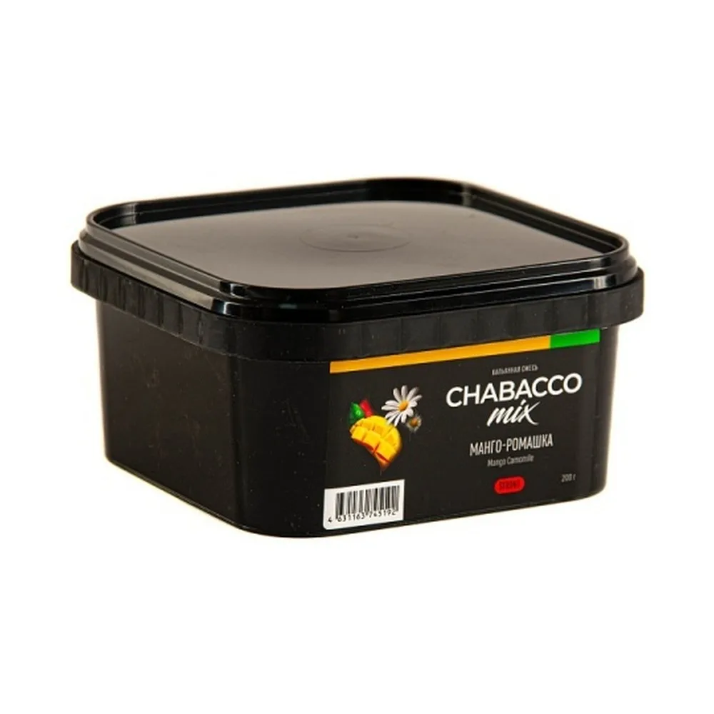 Кальянная смесь Chabacco Mix Манго Хамомиле (Манго-ромашка) 200г