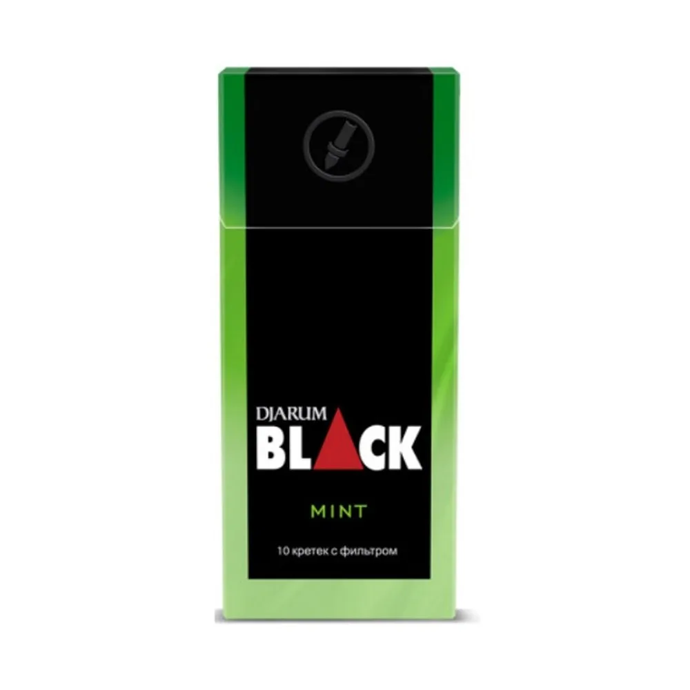 Кретек DJARUM Блек Минт с фильтром*10*5*200