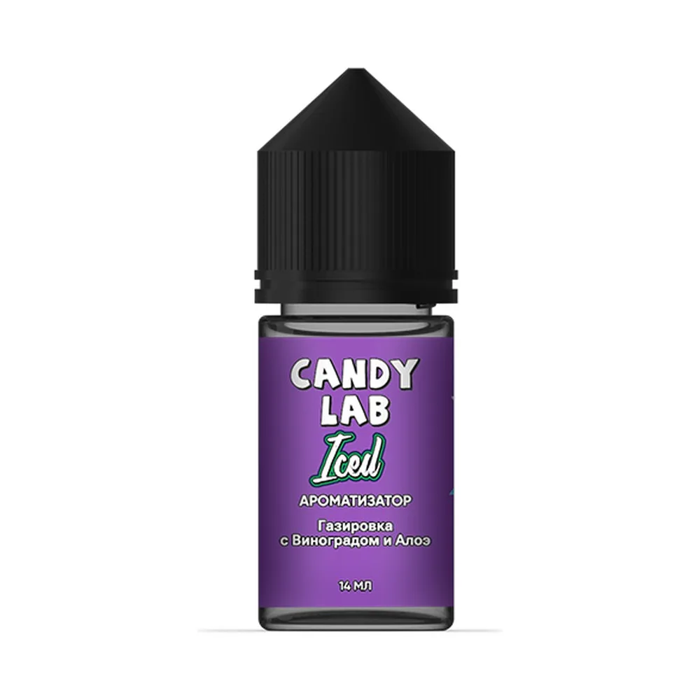 Ароматизатор CandyLab Iced Газировка с Виноградом и Алоэ 14 мл